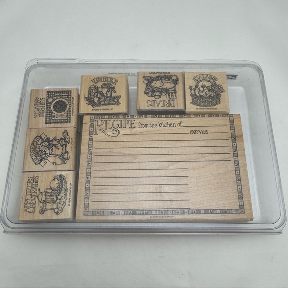 Stampin' Up! Recipe Fun Wooden Stamp Set - Picture 1 of 10